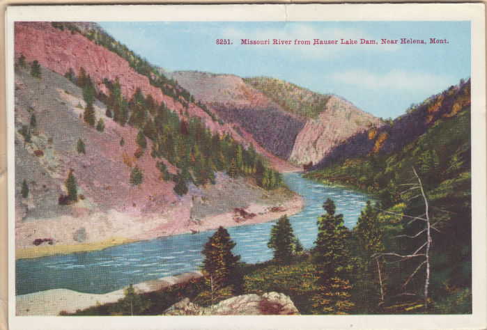 Missouri River from Hauser Lake Dam